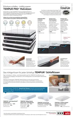 XXXLutz Prospekt aktuell ab 22.12.2025 gültig | Seite: 3 | Produkte: Matratze, Kissen