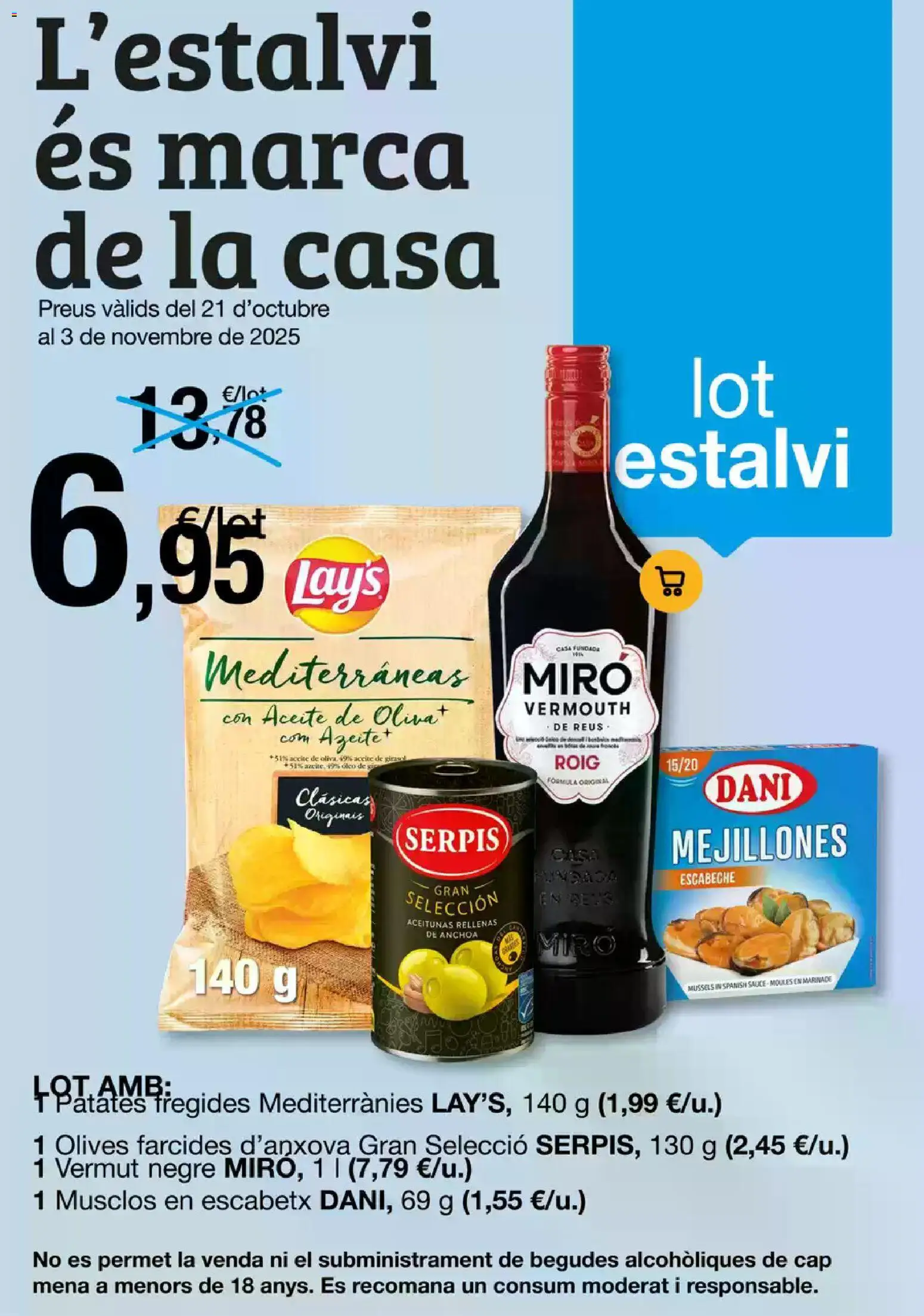 Bonpreu folleto │ válido desde el 21.10.2025 | Página: 1 | Productos: Aceite, Aceite de oliva, Aceite de girasol, Anchoa