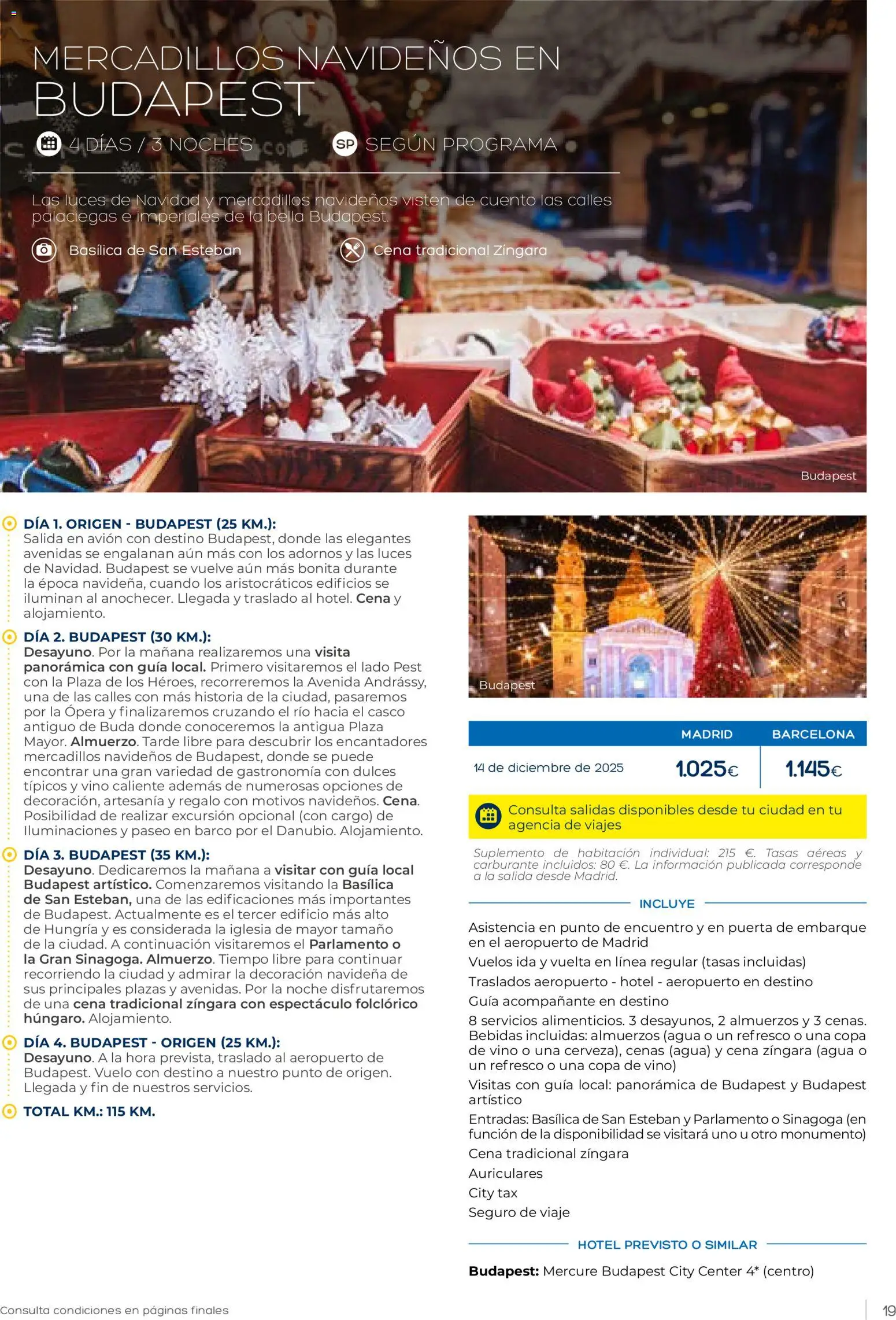 Viajes El Corte Inglés Vacaciones Económicas │ válido desde el 22.10.2025 | Página: 19 | Productos: Vino, Auriculares