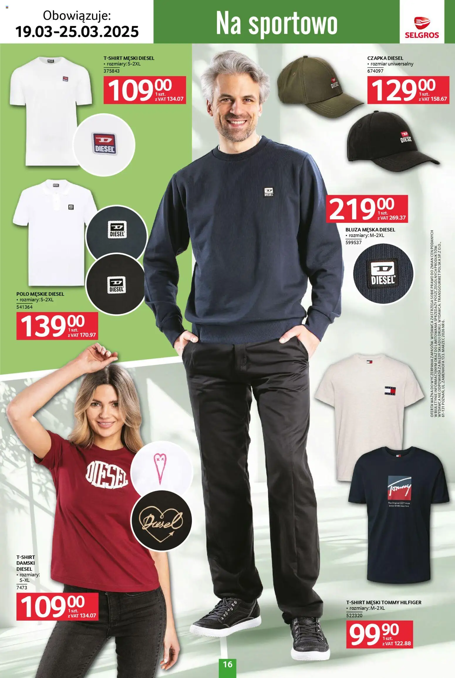Selgros cash&carry gazetka - Tekstylia od 19.03.2026 | Strona: 16 | Produkty: Czapka