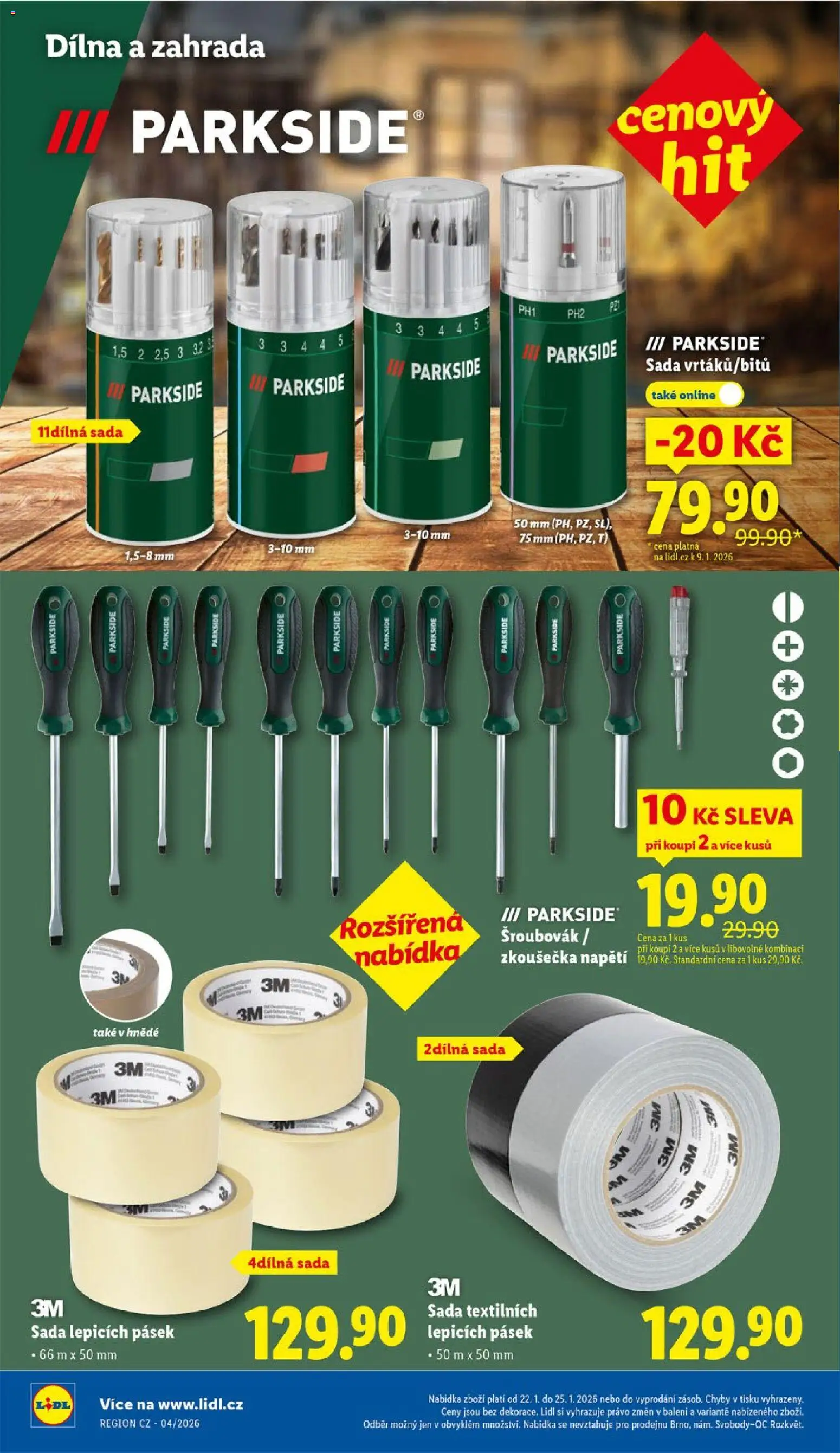 Lidl leták od 22.01.2026 | Strana: 34 | Produkty: Parkside, Zahrada, Šroubovák, Zkoušečka napětí