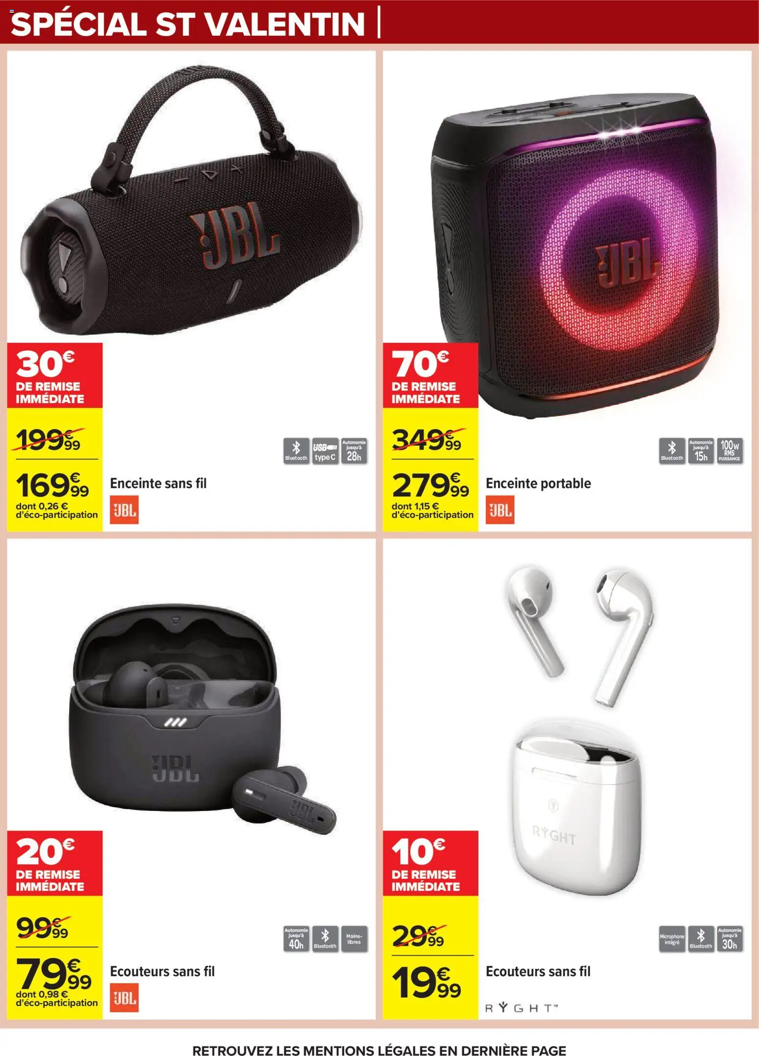 {H1} | Page: 100 | Produits: Écouteurs, Microphone, Enceinte, Portable