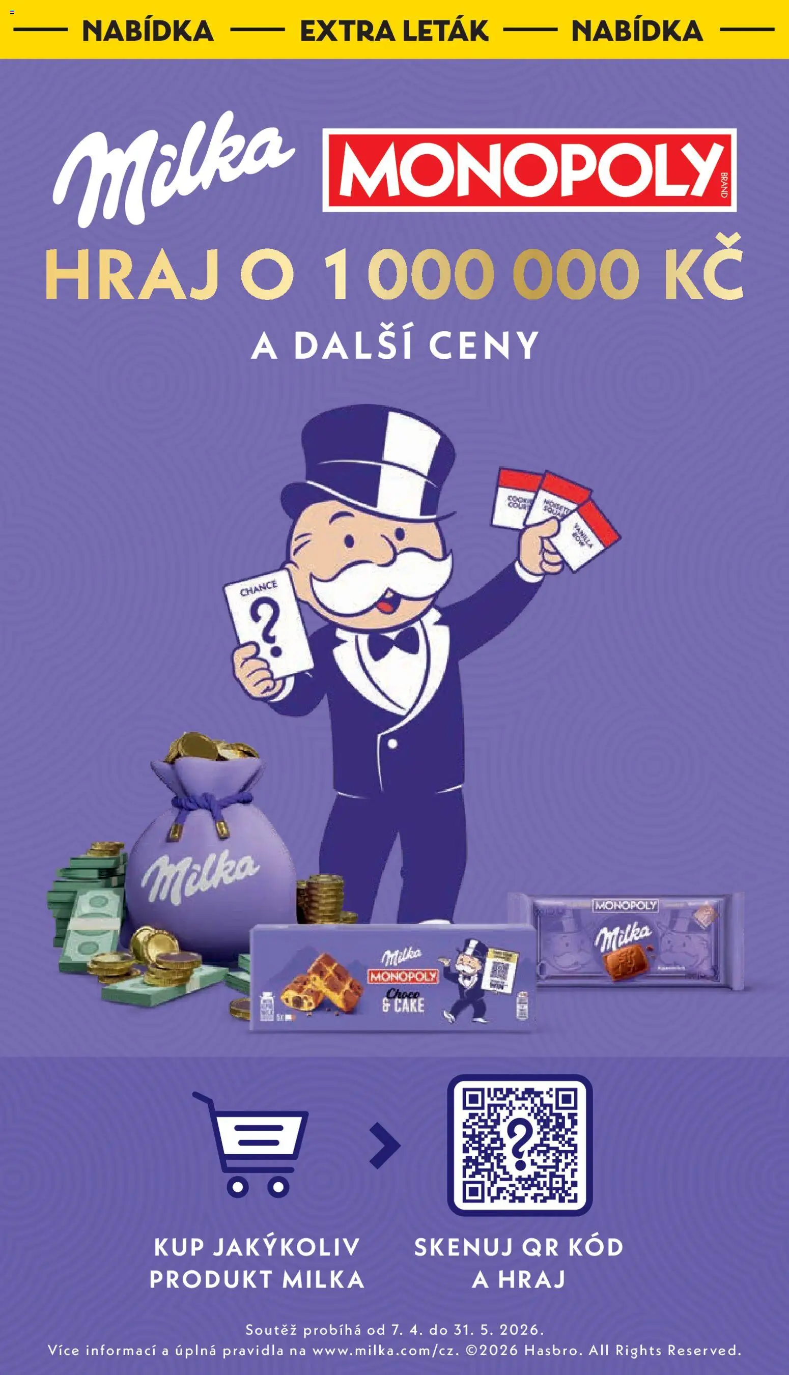 Albert leták - Supermarket od 01.04.2026 | Strana: 9 | Produkty: Milka