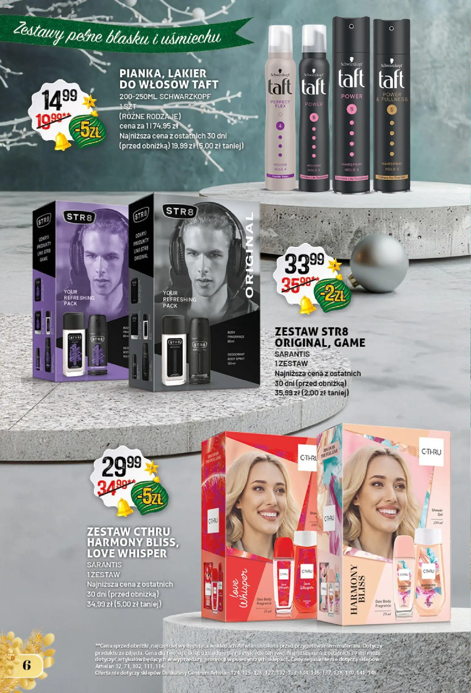 Arhelan Gazetka - Prezentobranie od 28.11.2025 | Strona: 6 | Produkty: Delikatesy, Body