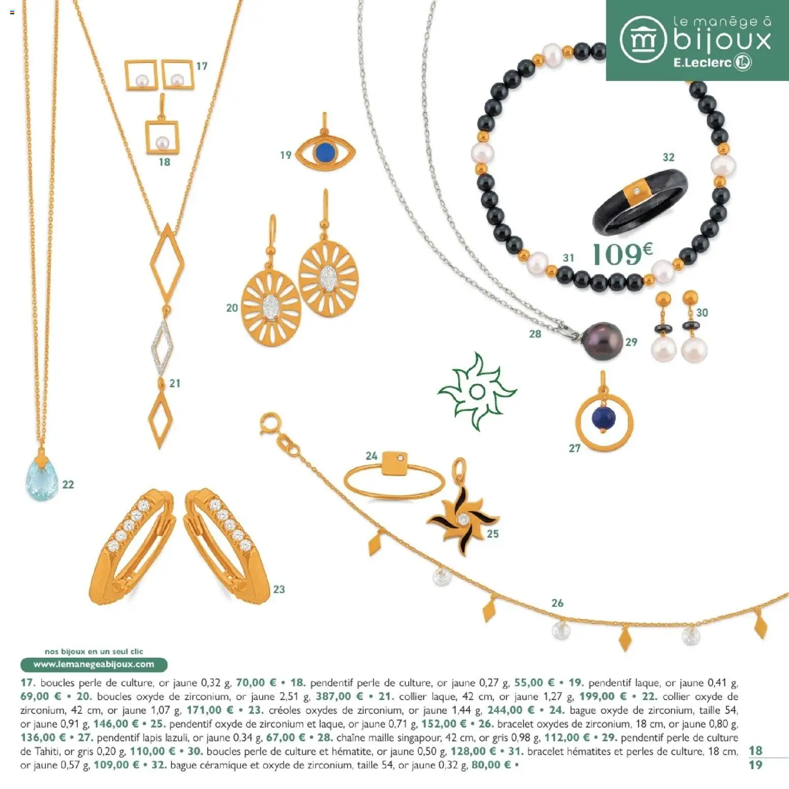 {H1} | Page: 19 | Produits: Collier, Bague, Pendentif, Bijoux