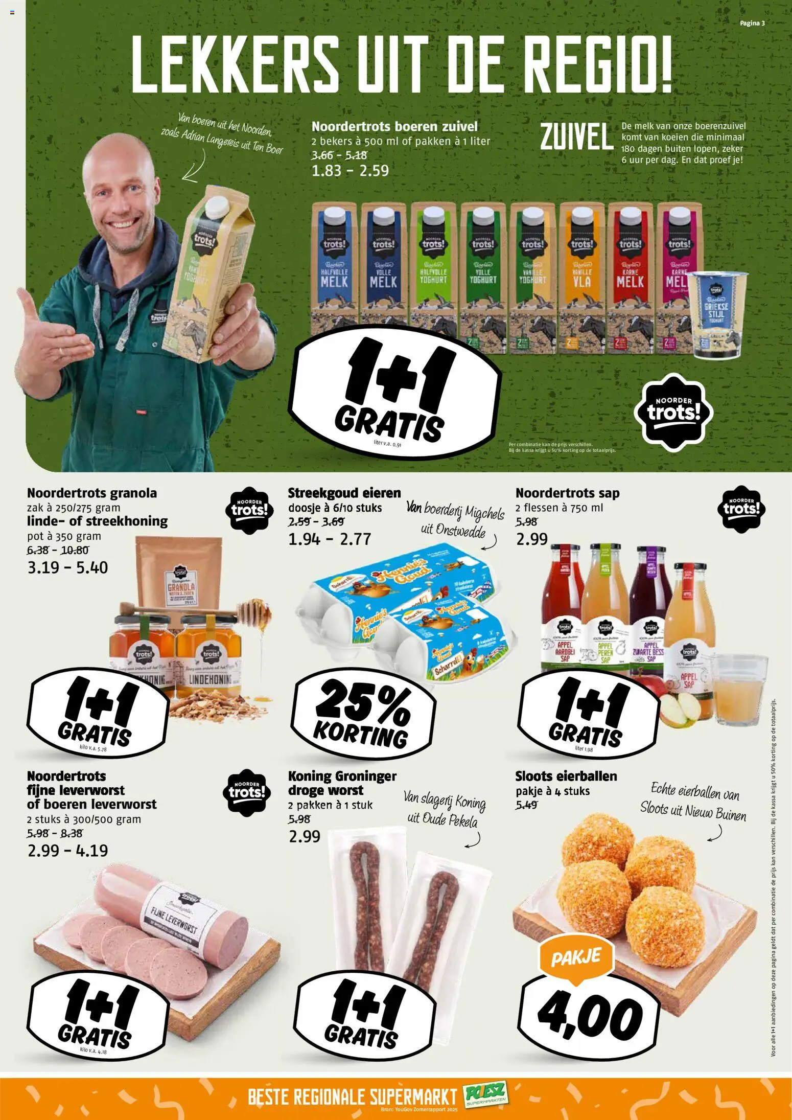 {H1} | Pagina: 3 | Producten: Eieren, Kan, Halfvolle Melk, Zak