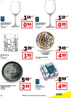 Volantino Metro del 24.07.2025 | Pagina: 29 | Prodotti: Calice, Vino, Piatto, Vino rosso