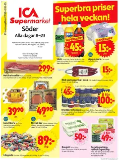 ICA Supermarket - Malmö - Förhandsvisning av reklamblad från butik ICA Supermarket aktuell från 27.10.2025