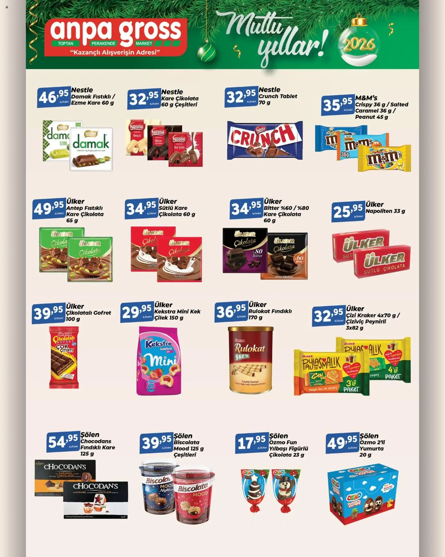 Anpa Gross Katalog - 20.12.2025 tarihinden itibaren geçerlidir | Sayfa: 4 | Ürünler: Yumurta, Çikolata, Çilek, Tablet