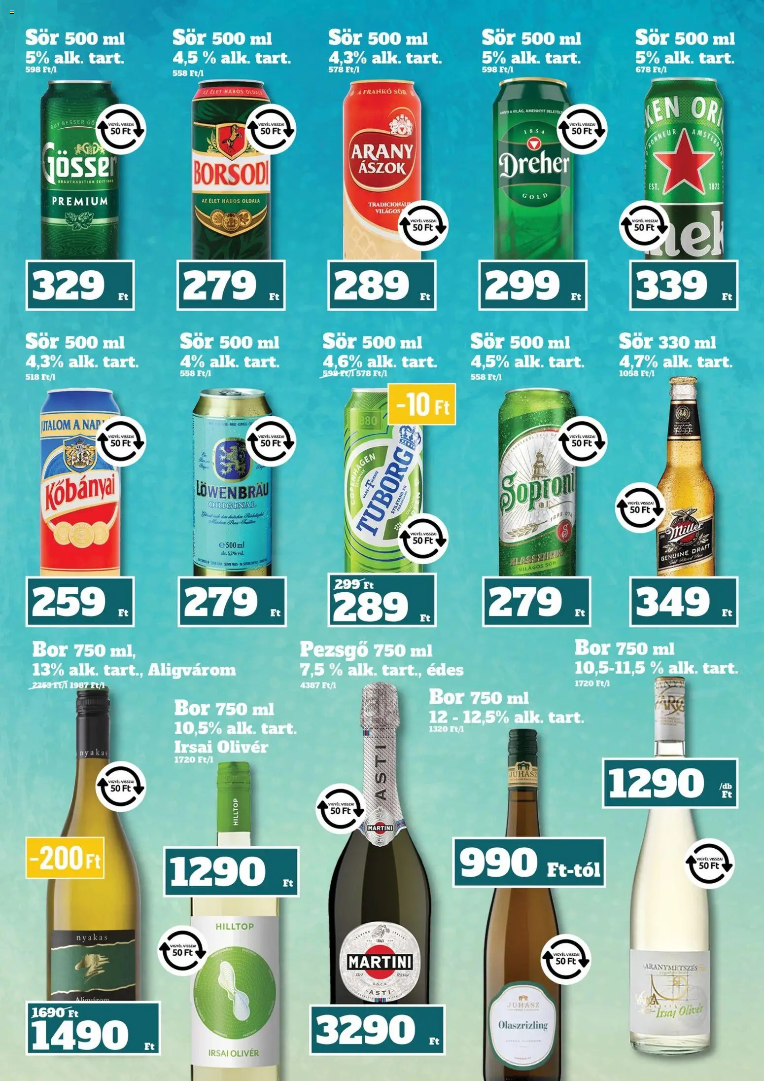 Family Diszkont akciós ujság - amely érvényes a következő dátumtól: 04.12.2025 | Oldal: 23 | Termékek: Pezsgő, Bor, Sör