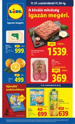 Lidl Akciós újság - amely érvényes a következő dátumtól: 27.11.2025