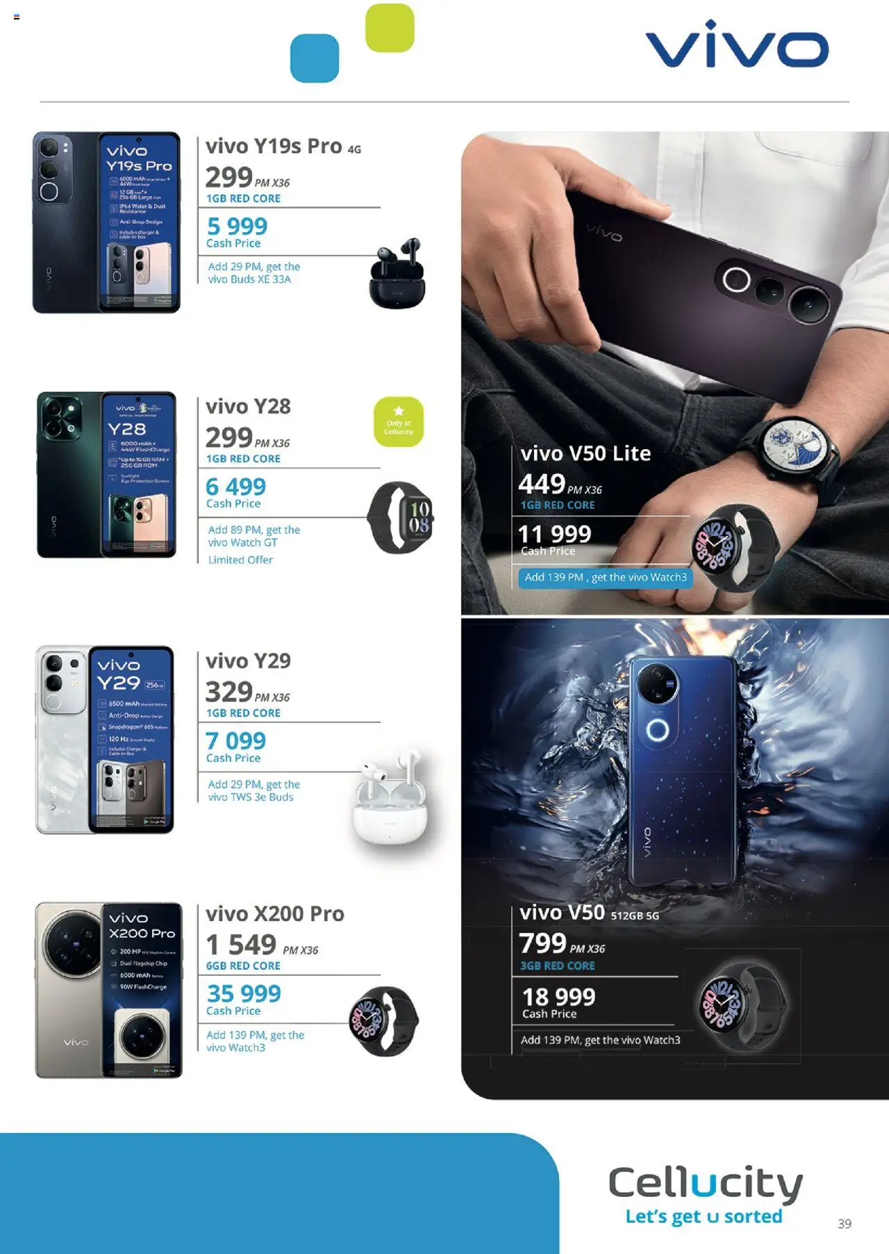 Cellucity Specials │ valid from 08.08.2025 | Page: 40 | Products: Watch, Charger, Water
