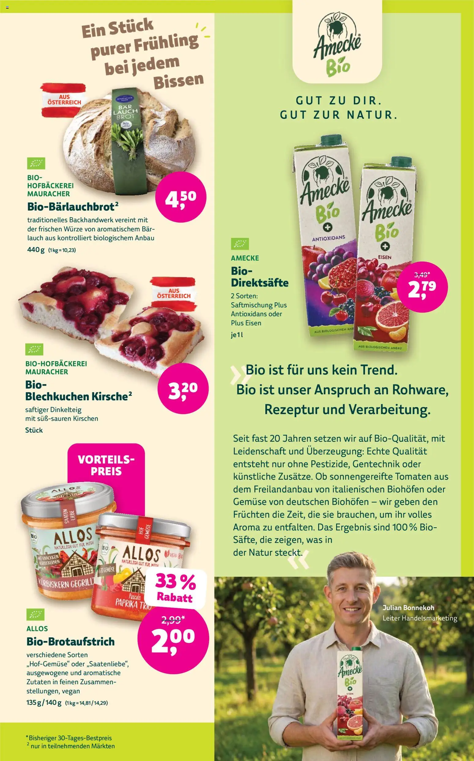 Denns BioMarkt Angebote gültig ab 08.04.2026 | Seite: 11 | Produkte: Gemüse, Brot, Tomaten