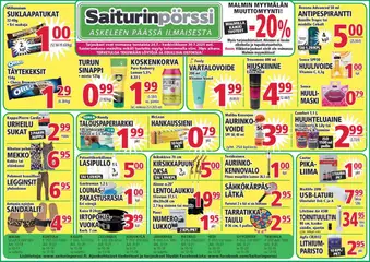Katso Saiturinpörssi tarjoukset voimassa alkaen 24.07.2025