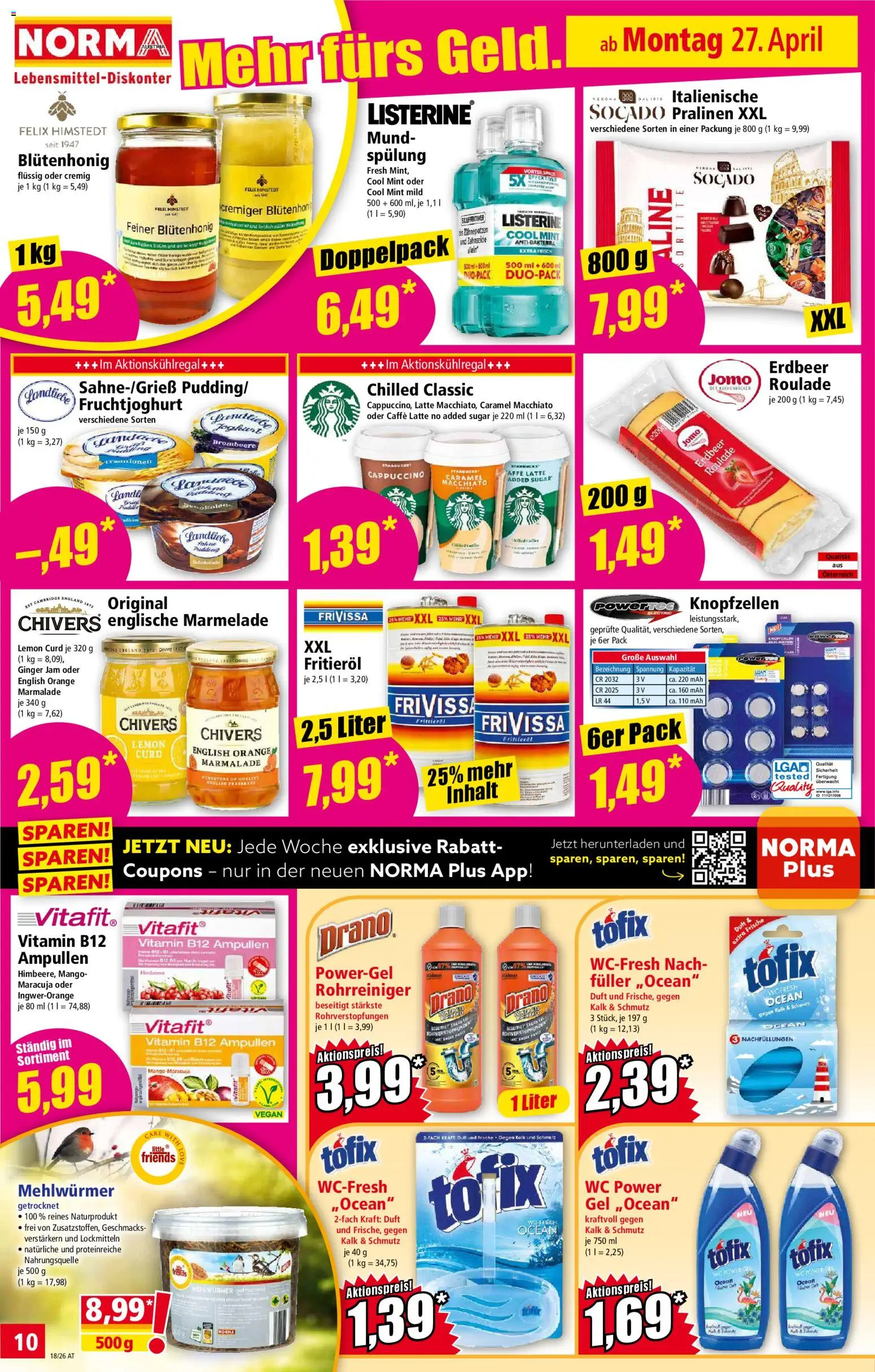 Norma Flugblatt gültig ab 27.04.2026 | Seite: 10 | Produkte: Mango, Duft, Spülung