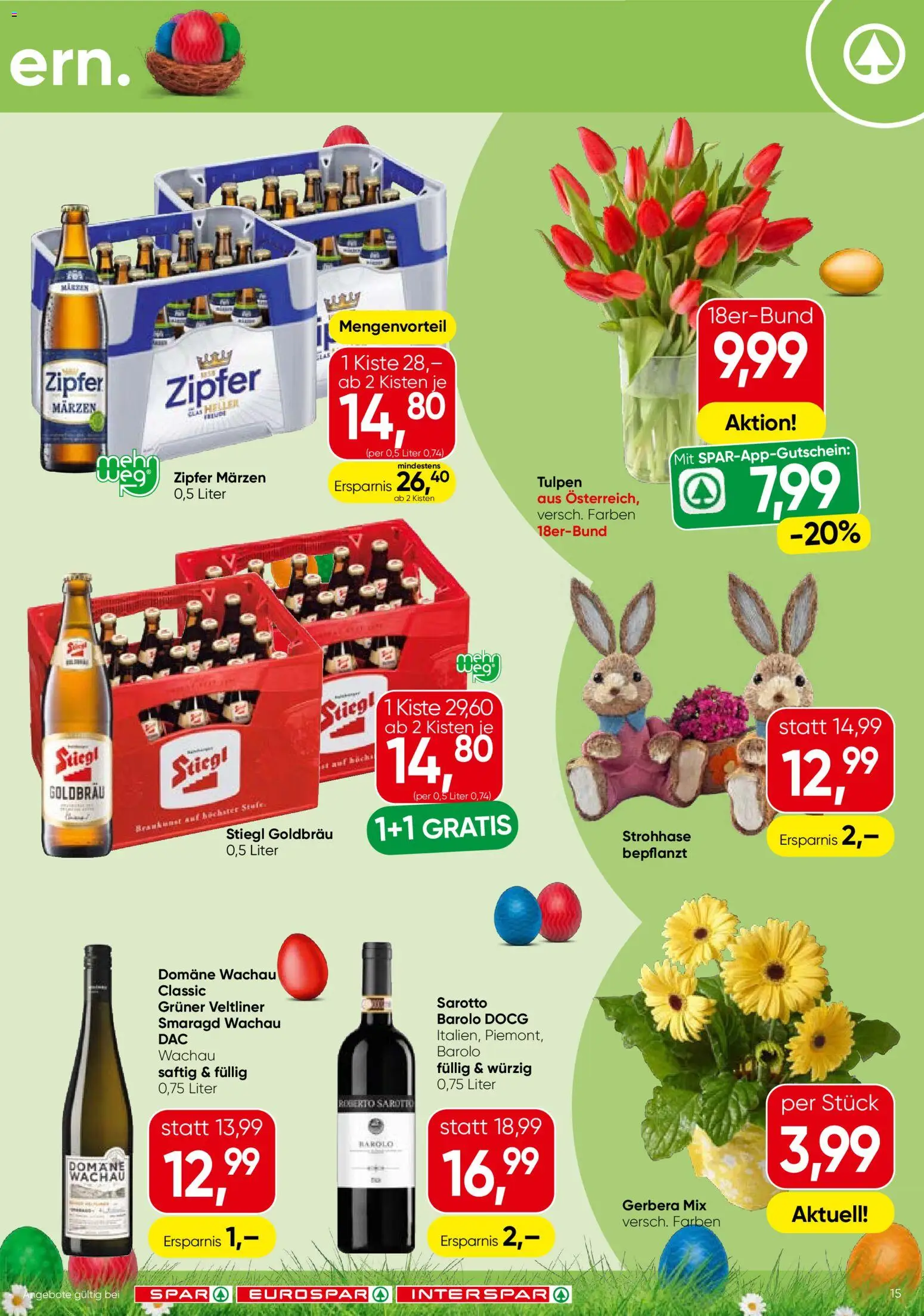 Spar Flugblatt - Tirol gültig ab 31.03.2026 | Seite: 15