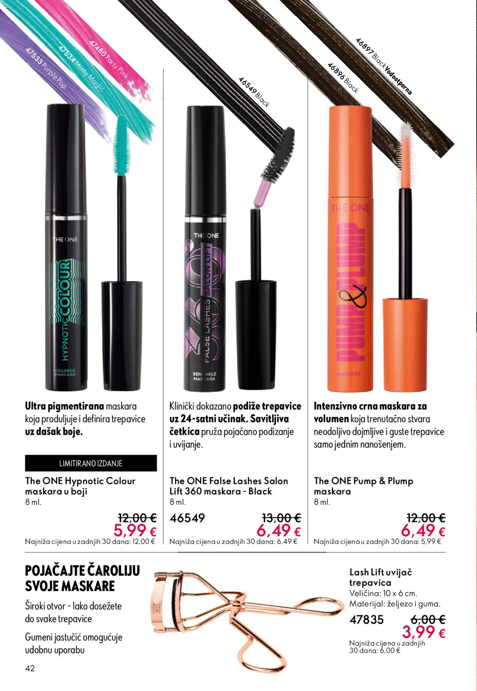 Oriflame katalog | vrijedi od 22.04.2026 | Stranica: 42 | Proizvodi: Maskara
