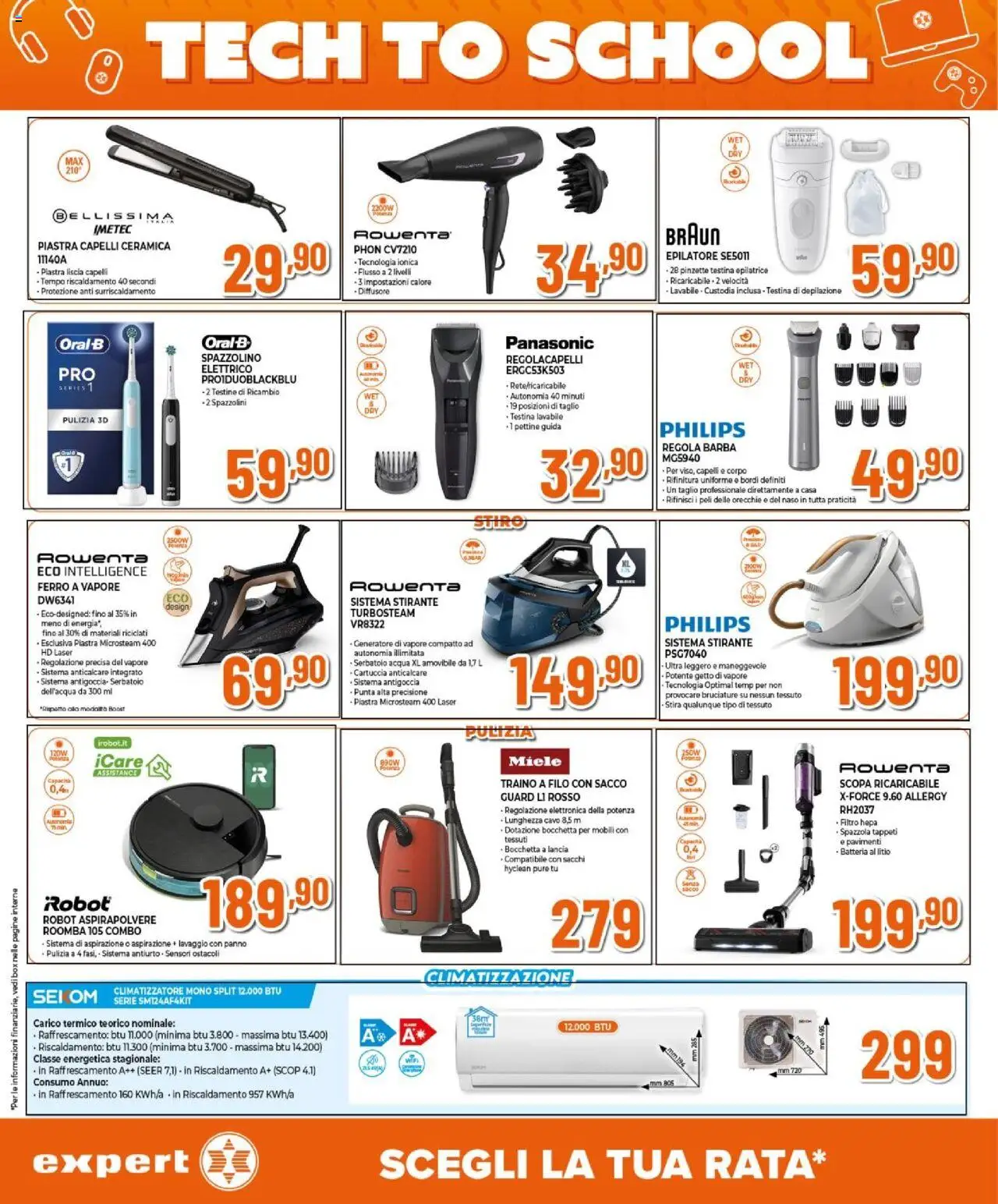 Volantino Expert del 14.08.2025 | Pagina: 21 | Prodotti: Spazzolino, Acqua, Scopa, Aspirapolvere
