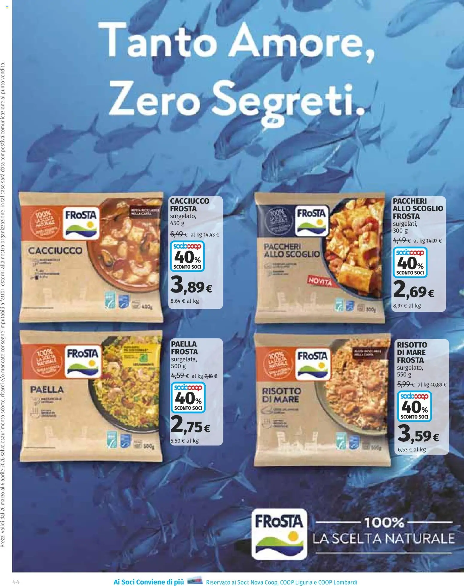 Volantino Ipercoop del 26.03.2026 | Pagina: 44 | Prodotti: Data, Paccheri, Paella
