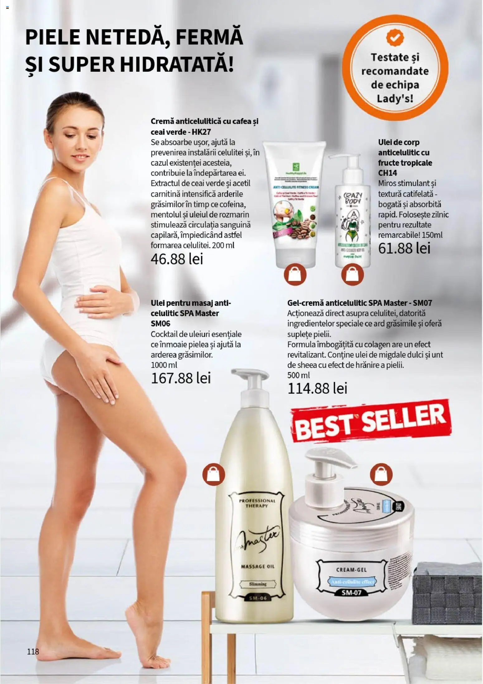 Noul catalog Lady’s – valabil de la 05.01.2026 | Pagină: 120 | Produse: Ulei de corp, Migdale, Unt, Fructe