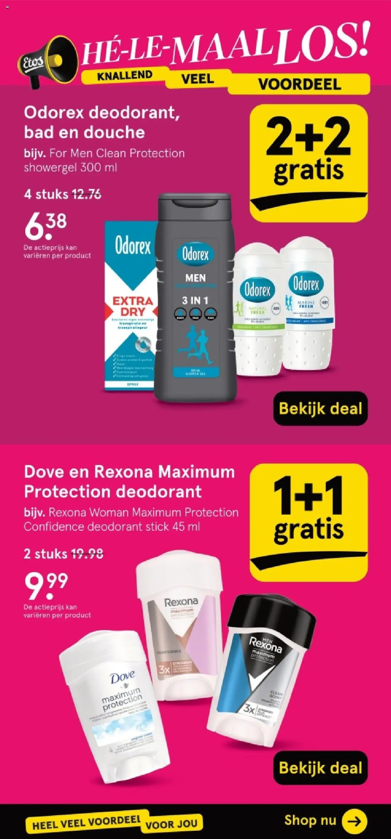  | Pagina: 12 | Producten: Deodorant, Kan, Bad, Douche
