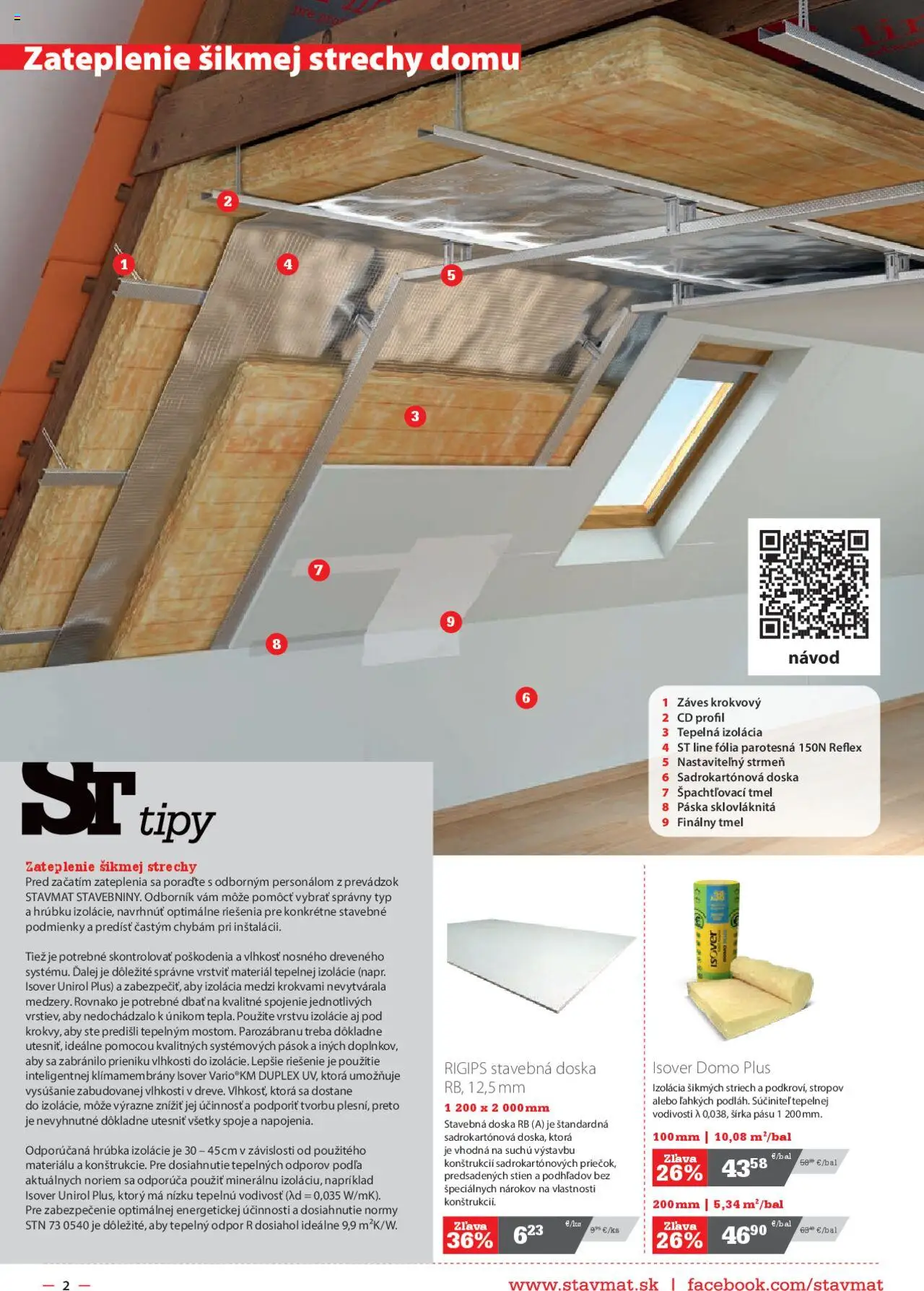 Nové STAVMAT STAVEBNINY akcie – leták je platný od 20.10.2025 | Strana: 2
