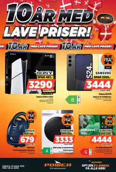 Eksempel på tilbudsavis Power - Tilbudsavis fra butik Power gyldig fra 22.08.2025