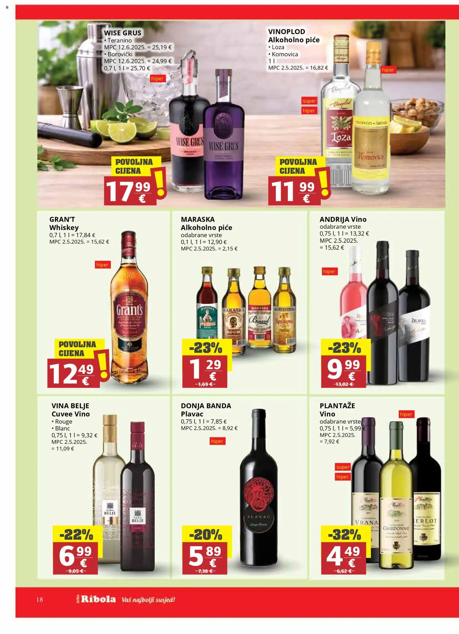Ribola katalog | vrijedi od 25.02.2026 | Stranica: 18 | Proizvodi: Vino, Teranino