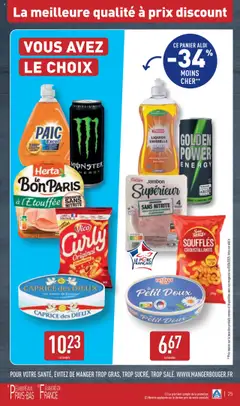  | Page: 28 | Produits: Cacahuète, Orange, Porc, Monster energy drink