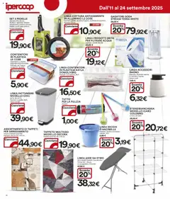 Volantino Ipercoop del 11.09.2025 | Pagina: 26 | Prodotti: Caraffa, Acqua, Alluminio, Bagno