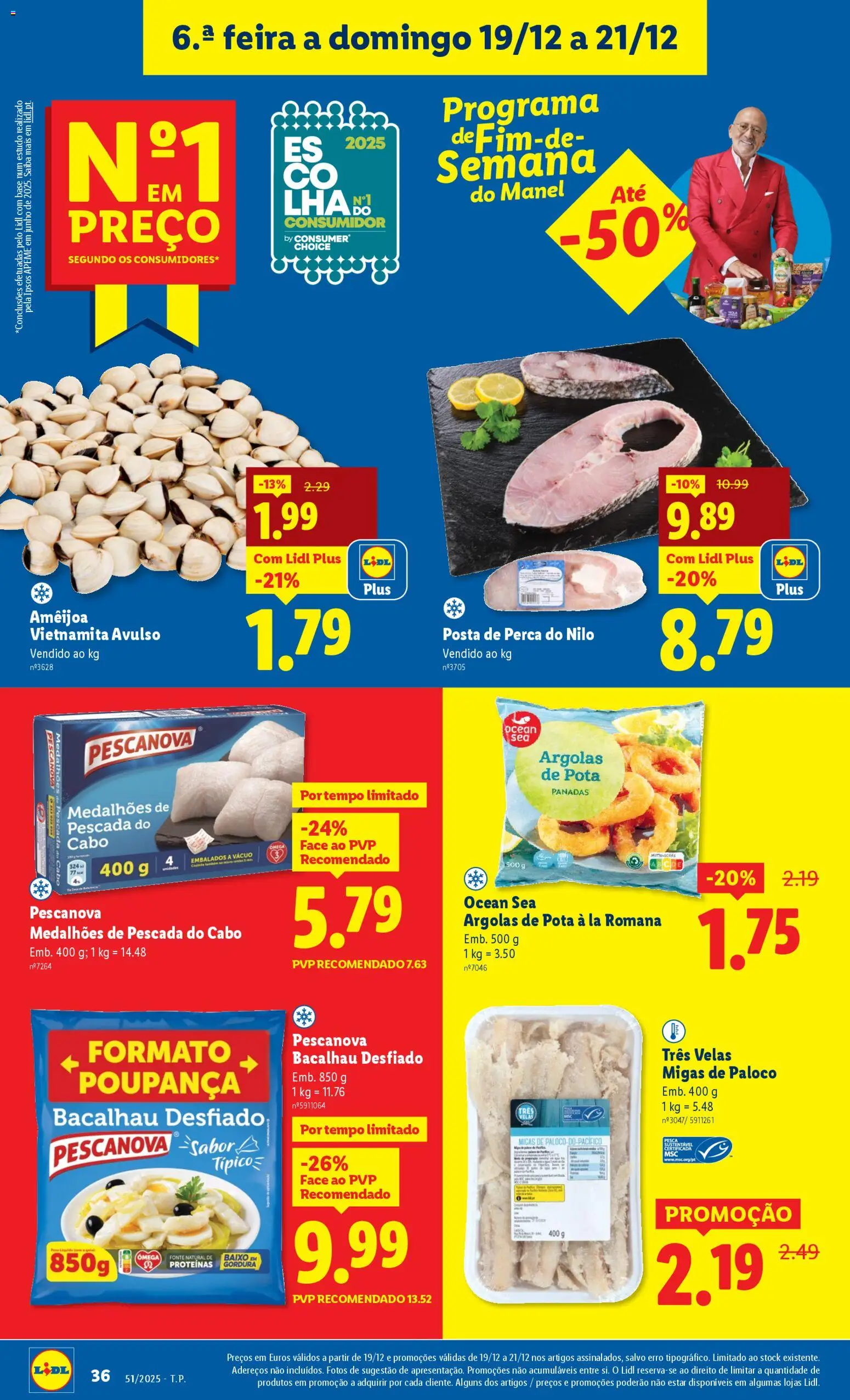 Lidl folheto │ válido de 15.12.2025 | Página: 36 | Produtos: Cabo, Bacalhau, Base, Velas