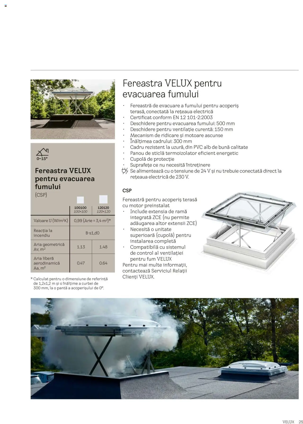 Velux catalog - Ferestre pentru acoperiș terasă – valabil de la 25.02.2025 | Pagină: 25 | Produse: Fereastră