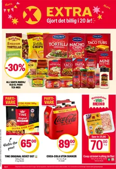 Forhåndsvisning av Coop Extra kundeavis gyldig fra 23.02.2026