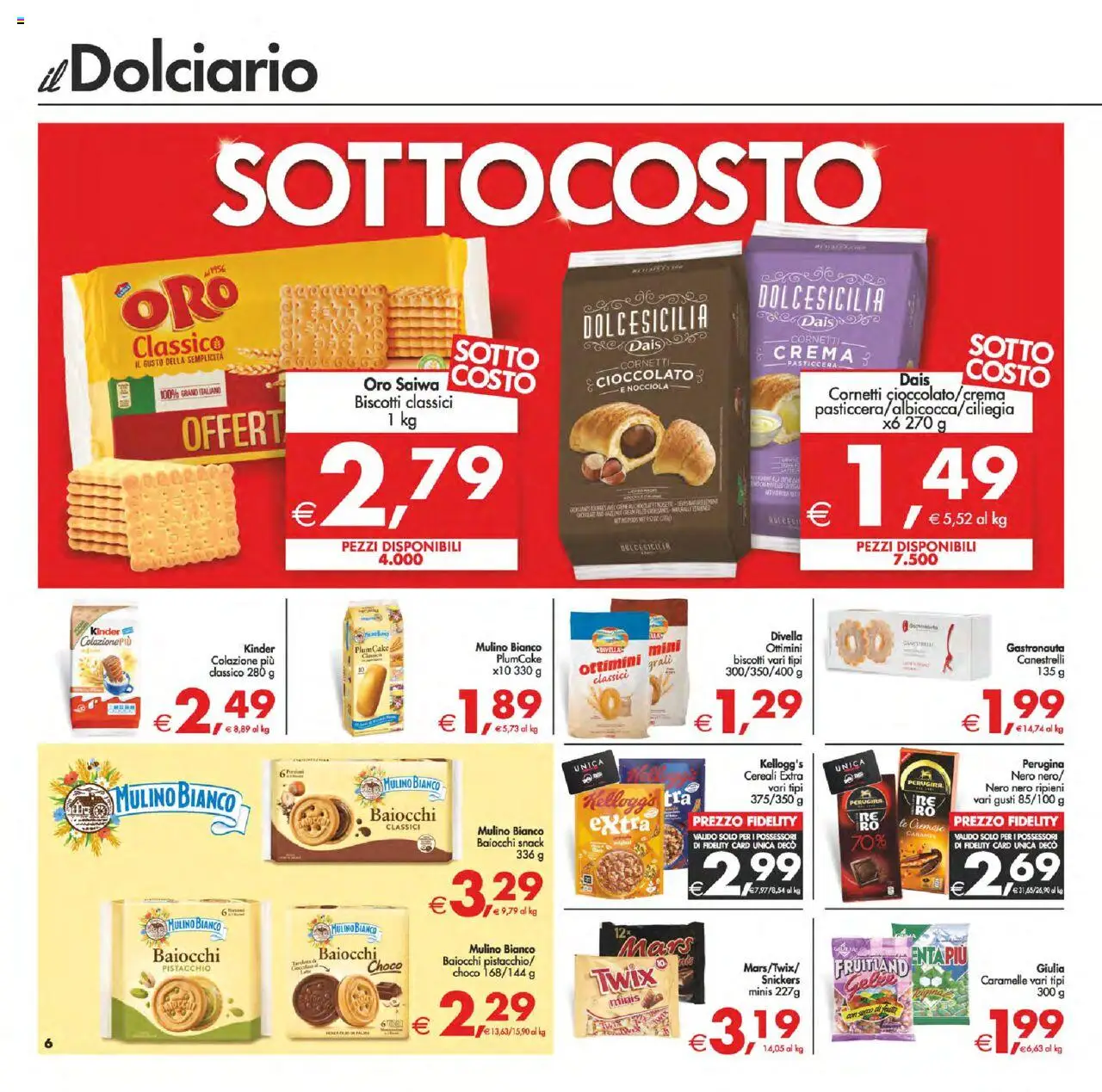 Volantino Decò del 14.10.2025 | Pagina: 7 | Prodotti: Caramelle, Cereali, Plumcake, Canestrelli