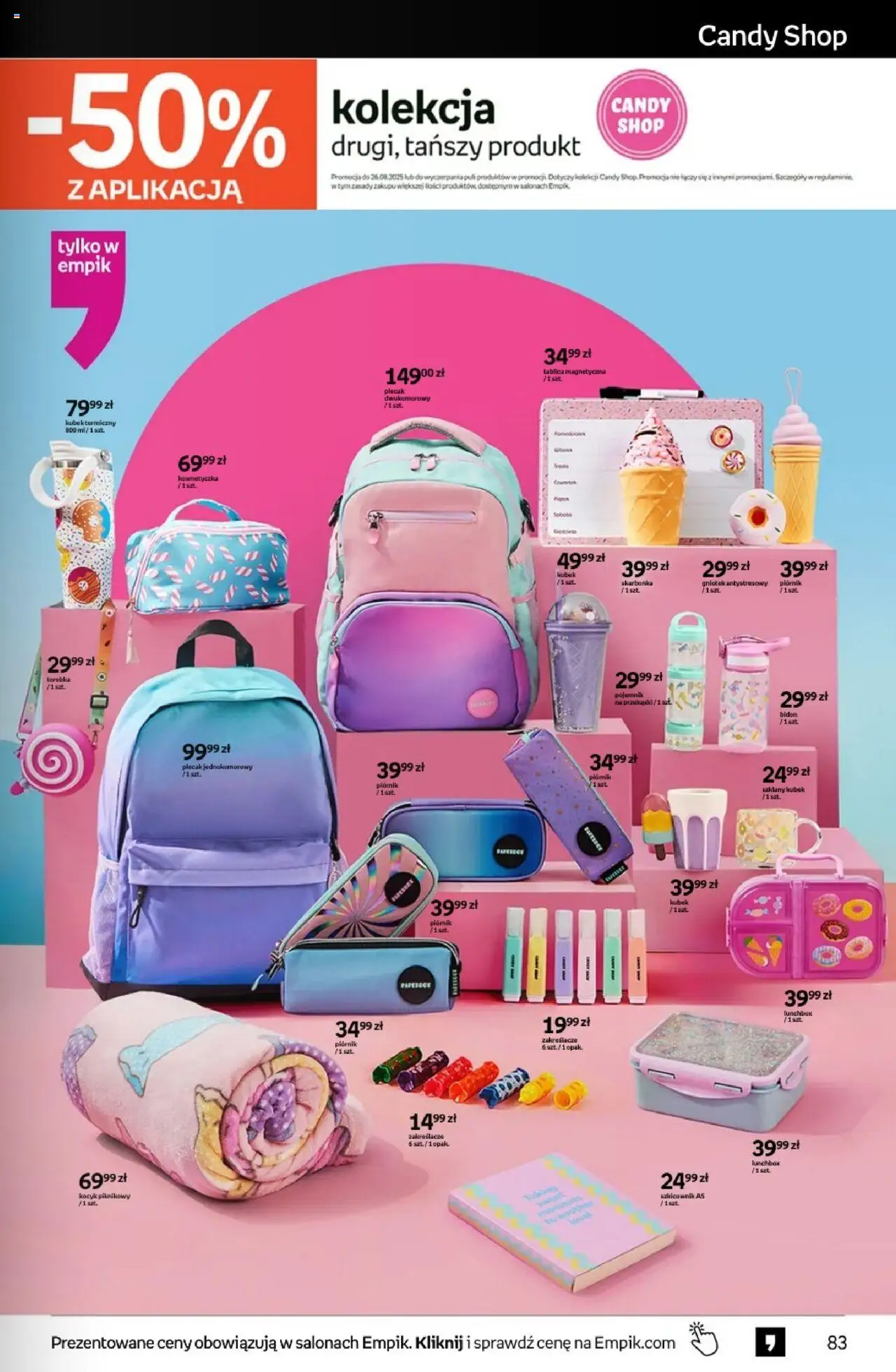 Empik promocje od 13.08.2025 | Strona: 83 | Produkty: Torebka, Plecak
