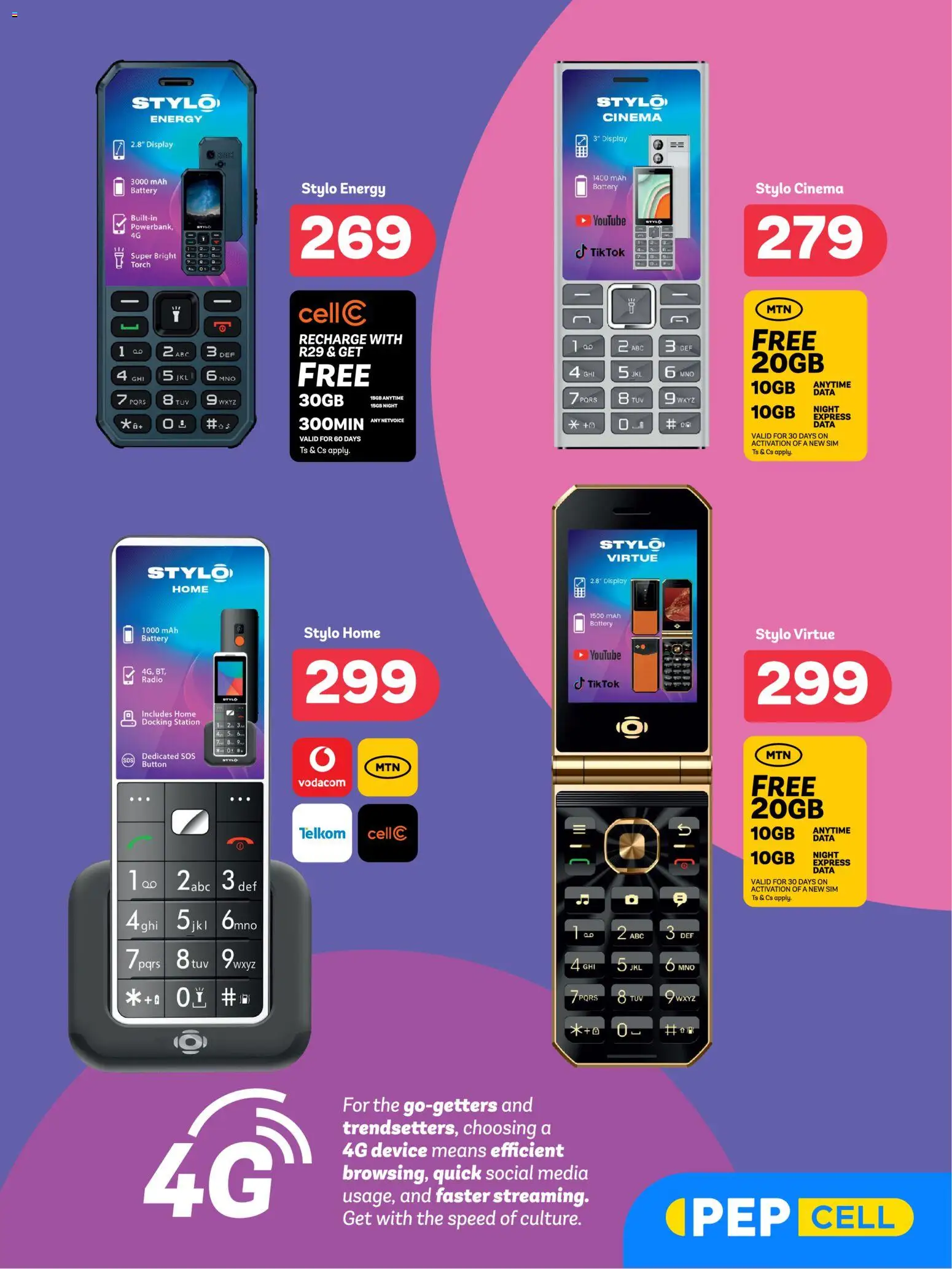 New PEP Stores catalogue – valid from 24.04.2026 | Page: 9 | Products: Data, Sim, Battery
