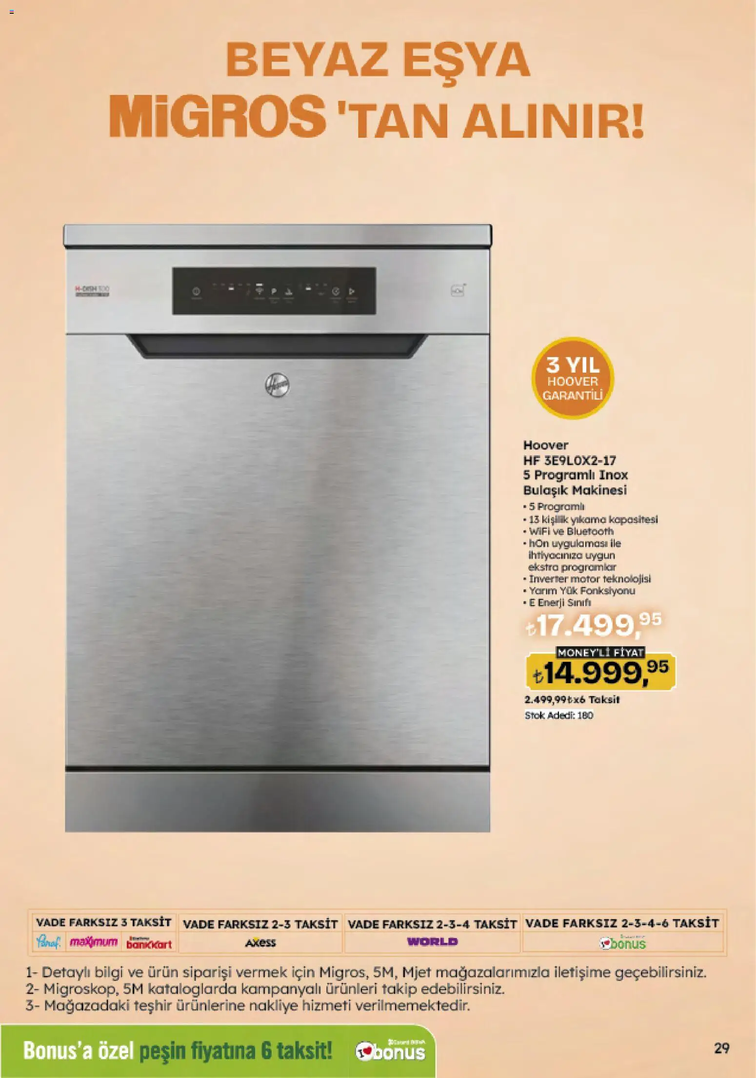 Migros Katalog - 5M Migroskop Dijital - 05.02.2026 tarihinden itibaren geçerlidir | Sayfa: 130 | Ürünler: Bulaşık makinesi