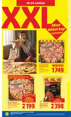 Lidl akciós ujság - amely érvényes a következő dátumtól: 31.07.2025 | Oldal: 42 | Termékek: Édesburgonya, Pizza