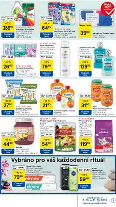 Náhled letáku Bref Power Aktiv WC blok, 3x 50 g, vybrané druhy (100 g = 53,27 Kč) s Clubcard: (100 g = 46,60 Kč) od 15.10.2025 | Strana: 9