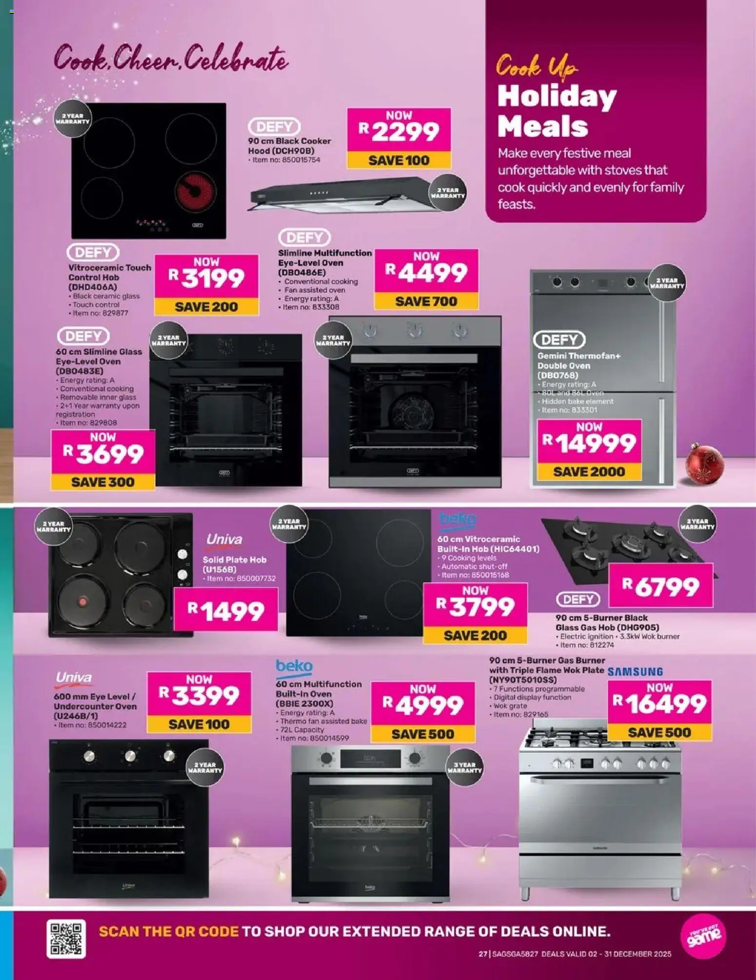 Game - Go Full Pink This Festive vol.2 valid from 02.12.2025 | Page: 27 | Products: Fan, Grate, Oven