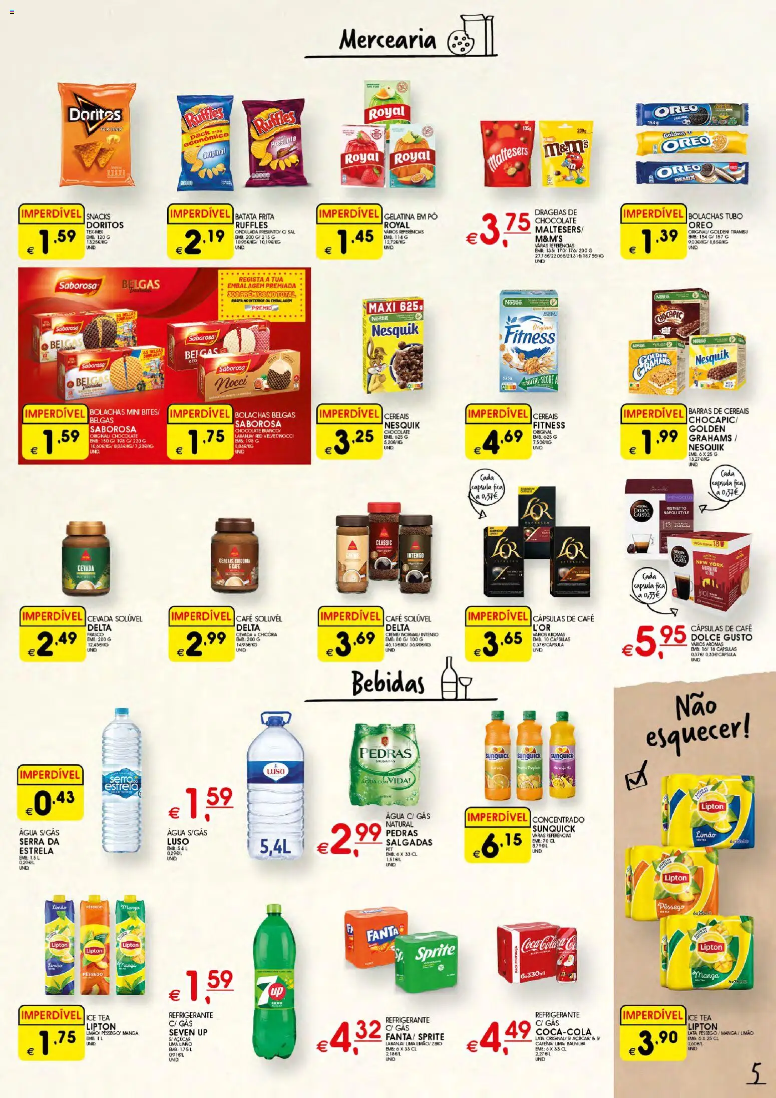 Meu Super folheto │ válido de 22.01.2026 | Página: 5 | Produtos: Batata frita, Capsulas dolce gusto, Chocolate, Dolce gusto