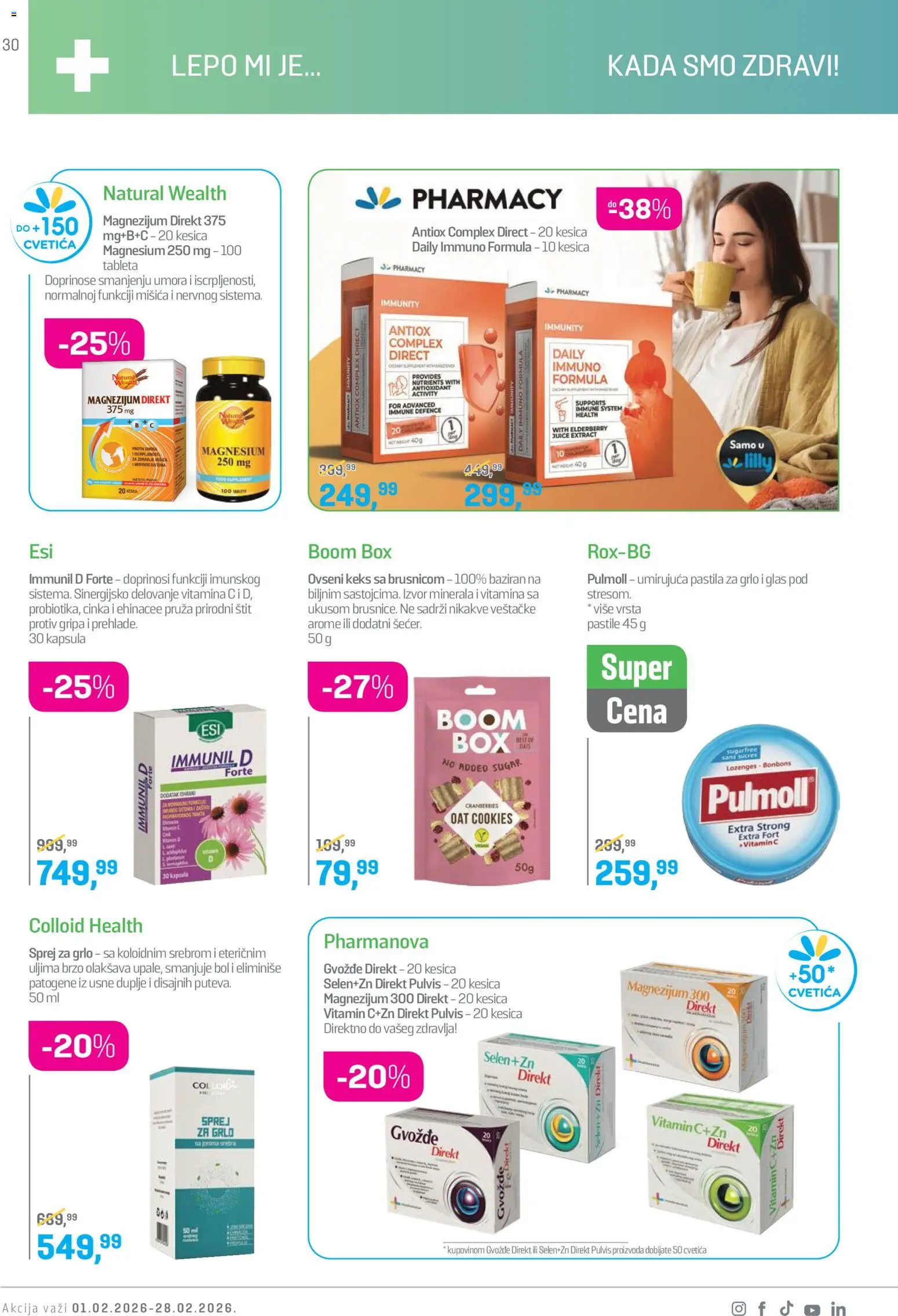 Lilly drogerie katalog - važi od 01.02.2026 | Strana: 30 | Proizvode: Keks, Šećer