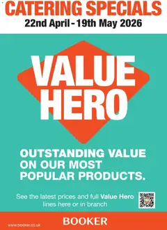 Preview of Booker Wholesale - Catering Specials valid from 22.04.2026