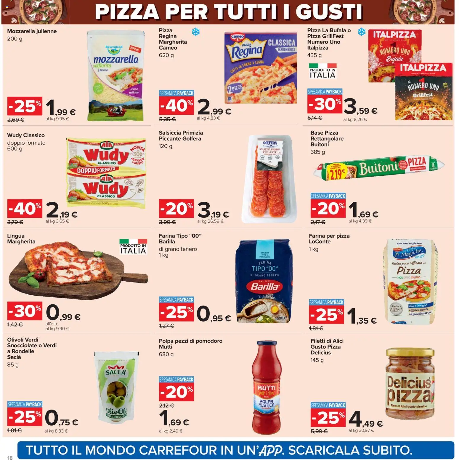 Volantino Carrefour del 15.01.2026 | Pagina: 18 | Prodotti: Mozzarella, Forno, Macina, Alici