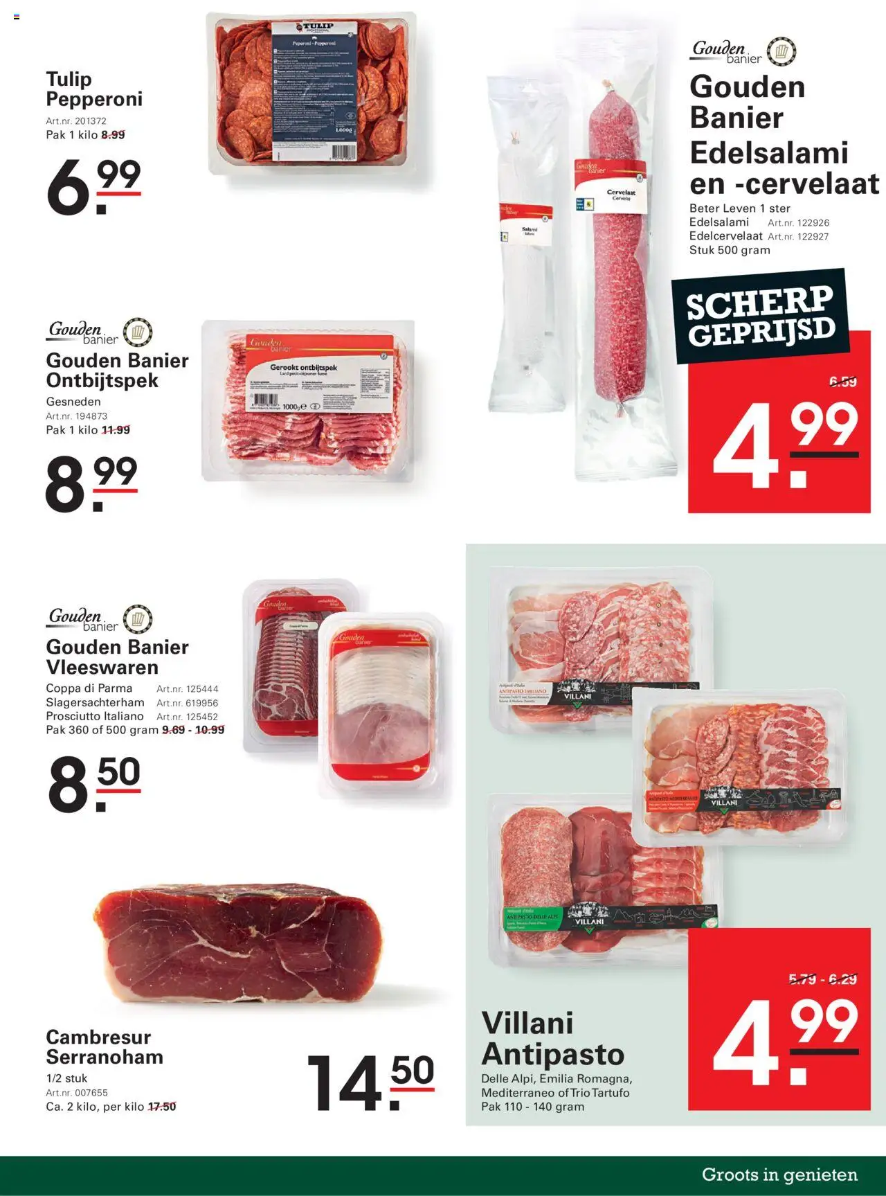  | Pagina: 11 | Producten: Salami, Ham