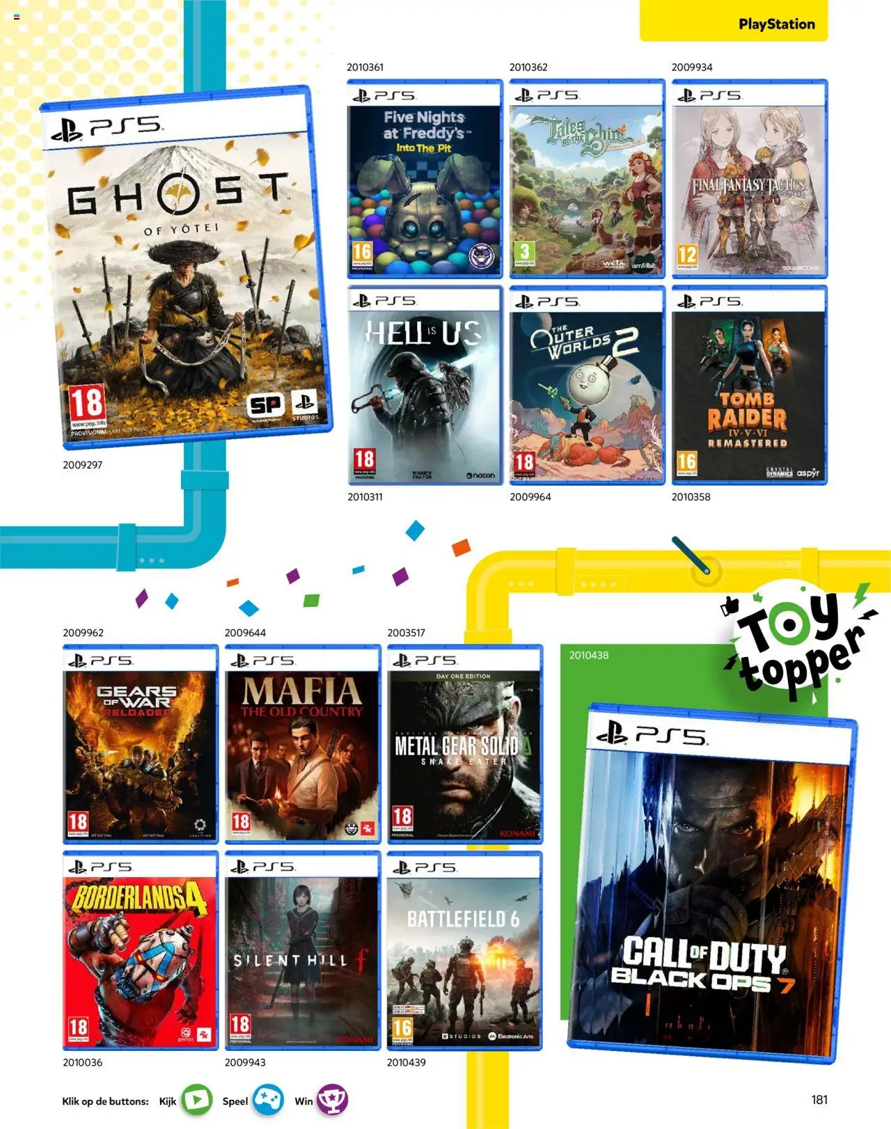 {H1} | Pagina: 181 | Producten: Playstation
