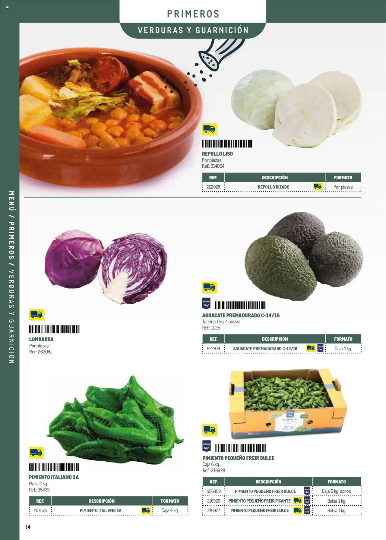 Makro - Menú y Barra Prat │ válido desde el 08.09.2025 | Página: 14 | Productos: Κάδος απορρυμάτων, Bolsa, Caja