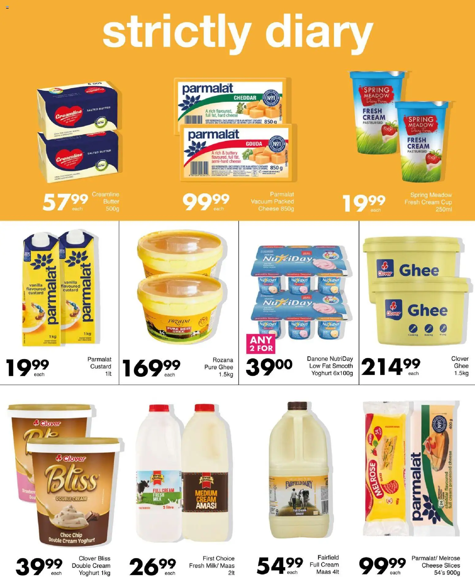 New Save catalogue – valid from 12.02.2026 | Page: 3 | Products: Custard, Yoghurt, Milk, Butter