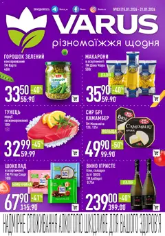 VARUS акції дійснийкції з 15.01.2026