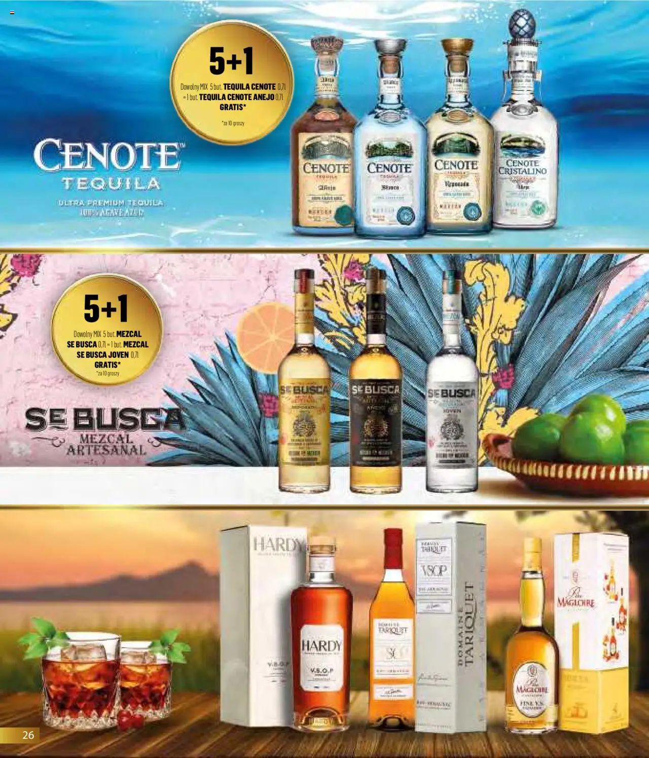 Eurocash Gazetka - Horeca od 01.06.2025 | Strona: 26 | Produkty: Tequila